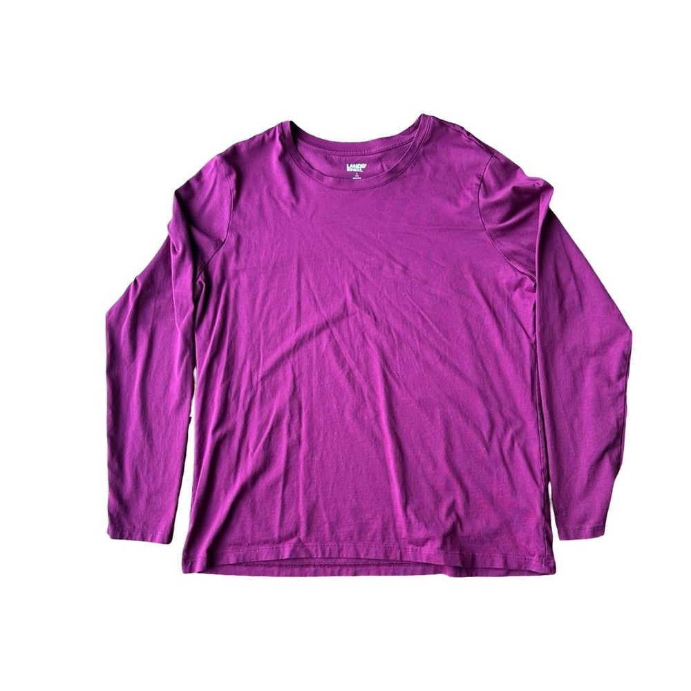 Lands’ End Large Wine Pima Tee